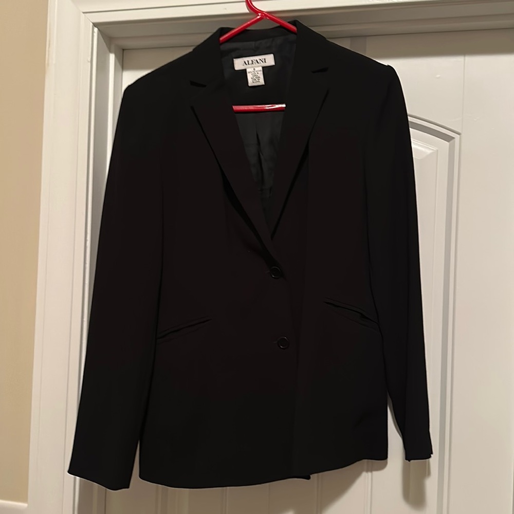Alfani black suit coat (coat only) size 8